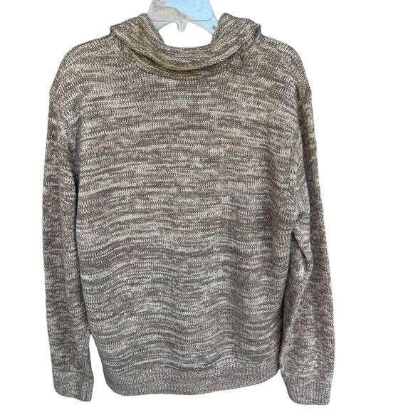 Weatherproof Jacket Mens Large Full Zip Brown Sherpa Lined Shawl Collar Pockets - Picture 2 of 9